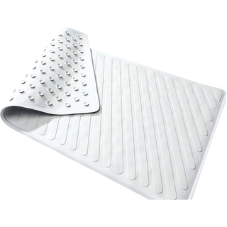 Drive DeVilbiss FGB21600 0000 Healthcare Carex Non-Slip Rubber Bath Mat, 16 x 28 Inch, White