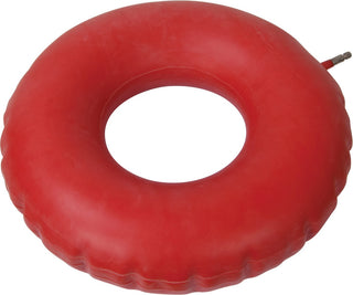 Drive DeVilbiss RTLPC23346 Healthcare Inflatable Rubber Donut Seat Cushion, 14 Inch Diameter, Red (300 lbs Capacity)