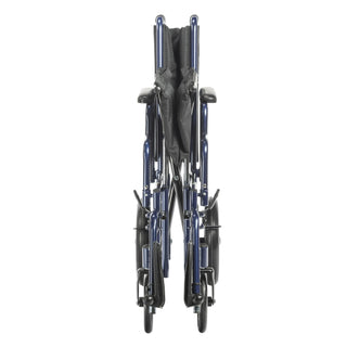 Drive Medical 10952A Bariatric Transport Wheelchair 20" Blue Frame