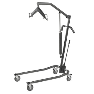 Drive Medical 13023SV Deluxe Hydraulic Patient Lift with 6-Point Cradle, 5" Casters