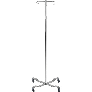 Drive Medical 13033 Economy Removable IV Pole, Chrome