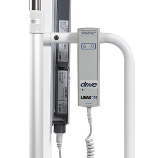 Drive Medical 13240 Battery Powered Electric Patient Lift with Rechargeable and Removable Battery, No Wall Mount