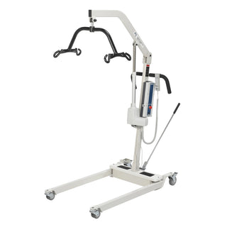 Drive Medical 13244 Bariatric Battery Powered Electric Patient Lift with Four Point Cradle and Rechargeable, Removable Battery