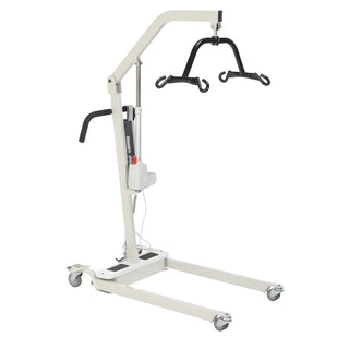 Drive Medical 13244 Bariatric Battery Powered Electric Patient Lift with Four Point Cradle and Rechargeable, Removable Battery