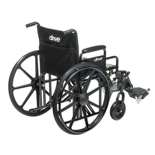 Drive Medical 20959J Heavy Duty Bariatric Wheelchair 24" Desk Arms Swing-Away