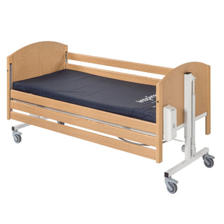 Drive Medical BSBOAK-STD-FULL Inspired Bradshaw Junior Pediatric Full Electric Bed Set 