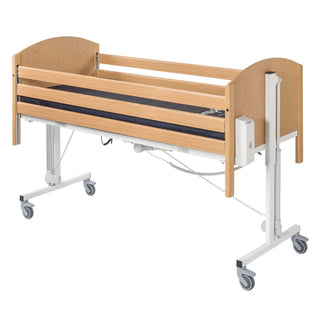 Drive Medical BSBOAK-STD-FULL Inspired Bradshaw Junior Pediatric Full Electric Bed Set 