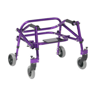 Drive Medical Nimbo 2G Lightweight Posterior Walker with Seat, Extra Small