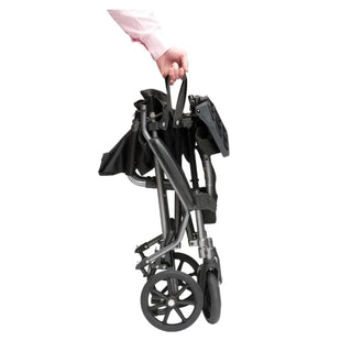 Drive Medical TC005 Travelite Transport Chair 18" Gunmetal Grey