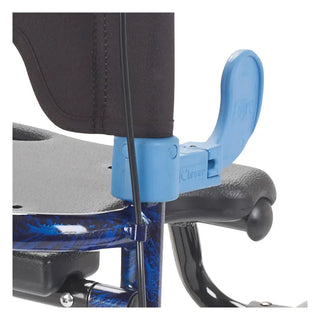Drive DeVilbiss Healthcare 10243 Clever-Lite 4 Wheel Rollator,Blue,Adjustable Height,Aluminum