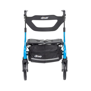 Drive DeVilbiss Healthcare 102662BL-H Nitro Sprint Hemi Blue Folding Aluminum Frame, 350 lbs