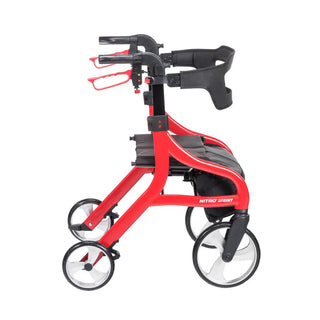 Drive DeVilbiss Healthcare 102662RD-H Nitro Sprint Hemi Red Folding Aluminum Frame, 350 lbs (Copy)