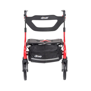Drive DeVilbiss Healthcare 102662RD-H Nitro Sprint Hemi Red Folding Aluminum Frame, 350 lbs