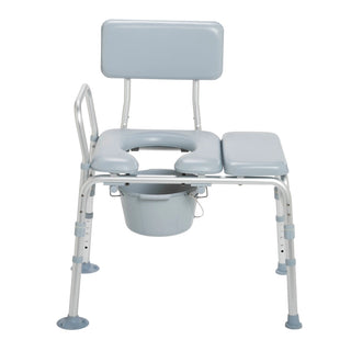 Drive DeVilbiss Healthcare 12005KDC-1 Combination Padded Transfer Bench-Commode, 400 lbs