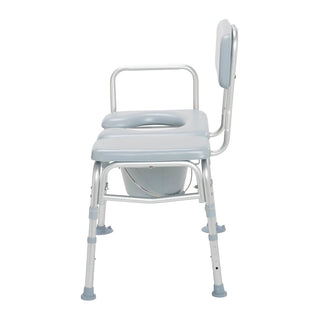 Drive DeVilbiss Healthcare 12005KDC-1 Combination Padded Transfer Bench-Commode, 400 lbs