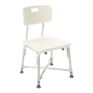 Drive DeVilbiss Healthcare 12029-2 Without Arms - With Backrest Aluminum Frame Bath Bench, 2/CS