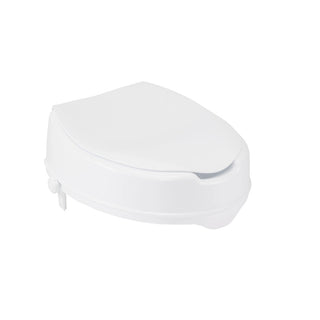 Drive DeVilbiss Healthcare 12065 Raised Toilet Seat with Lid, 400 lbs
