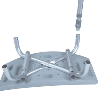 Drive DeVilbiss Healthcare 12203KD-4 Without Arms - Without Backrest Aluminum Frame Bath Bench, CS/4