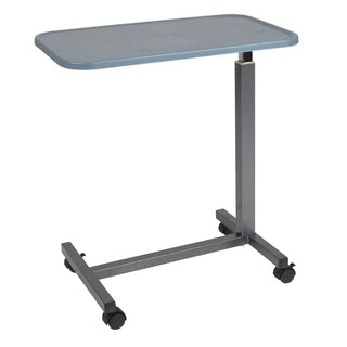 Drive DeVilbiss Healthcare 13069  Non-Tilt  Overbed Table, Plastic Top, Adjustment Handle 29 to 42 Inch Height