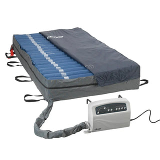 Drive DeVilbiss Healthcare 14048 Med-Aire Plus Alternating Pressure 80 L Inch Bariatric Bed Mattress Replacement System