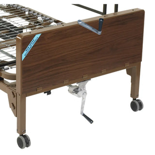 Drive DeVilbiss Healthcare 15030BV-PKG  Delta Ultra-Light 1000 Electric Bed, Full Rails, Innerspring Mattress