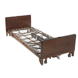Drive DeVilbiss Healthcare 15235BV-PKG Delta Ultra-Light 1000 Electric Bed, Full Rails, Innerspring Mattress