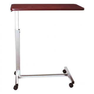 Drive DeVilbiss Healthcare 16012-HCDM Non-Tilt Top Overbed Table H, Figured Mahogany