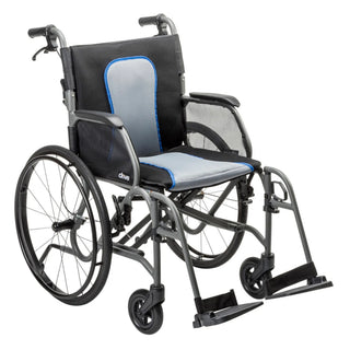 Drive DeVilbiss Healthcare AF18FDAGY-SF AeroFly Ultra-Lite Lightweight Wheelchair, 250 lbs.