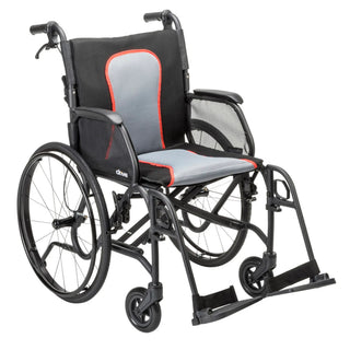 Drive DeVilbiss Healthcare AF20FDABK-SF AeroFly Ultra-Lite Lightweight Wheelchair, 300 lbs.