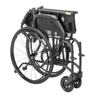 Drive DeVilbiss Healthcare AF20FDABK-SF AeroFly Ultra-Lite Lightweight Wheelchair, 300 lbs.