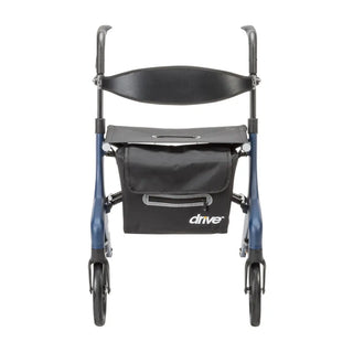 Drive DeVilbiss Healthcare AeroWalk  10277BL-S Standard Height 4 Wheel Rollator,Aluminum Frame, Blue