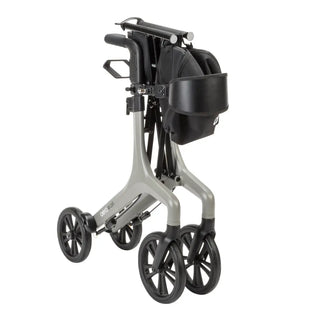 Drive DeVilbiss Healthcare AeroWalk  10277GY-S Standard Height 4 Wheel Rollator,Aluminum Frame