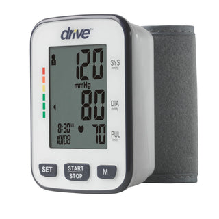 Drive DeVilbiss Healthcare BP3200 Home Automatic Digital Blood Pressure Monitor, Medium Cuff Wrist 