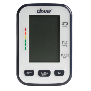 Drive DeVilbiss Healthcare BP3400 Home Automatic Digital Blood Pressure Monitor, Medium Cuff Arm 