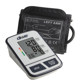 Drive DeVilbiss Healthcare BP3600 Home Automatic Digital Blood Pressure Monitor, Medium Cuff Arm