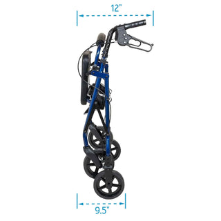 Drive DeVilbiss Healthcare Carex FGA33577 0000 Classics Blue, Adjustable Height 