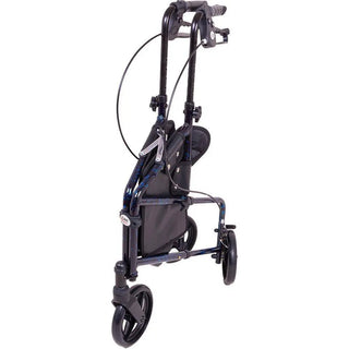 Drive DeVilbiss Healthcare FGA33300 0000 Carex 3 Wheel Rollator, Marbled Blue Adjustable Height