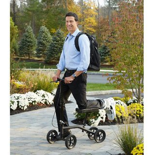 Drive DeVilbiss Healthcare FGA337C0 0000 Carex Adjustable Height Economy Knee Walker
