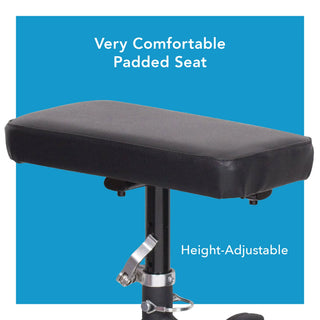 Drive DeVilbiss Healthcare FGA337C0 0000 Carex Adjustable Height Economy Knee Walker