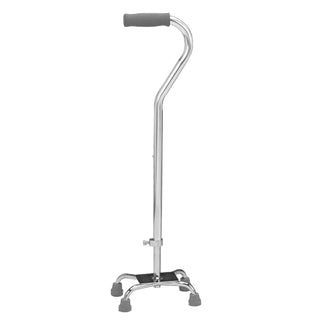 Drive DeVilbiss Healthcare FGA758C0 0000 Carex Small Base Quad Offset Cane, Silver, 250 lbs