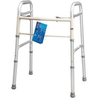 Drive DeVilbiss Healthcare FGA84700 0000 Carex Dual Release Folding Walker Paddle Type