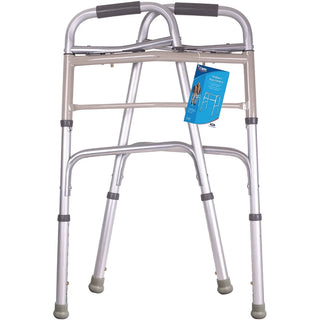 Drive DeVilbiss Healthcare FGA84700 0000 Carex Dual Release Folding Walker Paddle Type