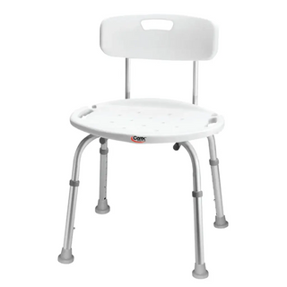 Drive DeVilbiss Healthcare FGB75300 0000 Carex Without Arms Aluminum Frame With Backrest Bath Bench, 3/CS
