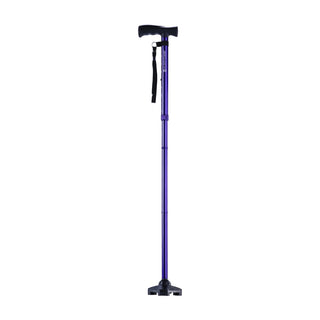 Drive DeVilbiss Healthcare HCANE-PR-C2 HurryCane Freedom Edition Folding Cane, Purple, 6/CS