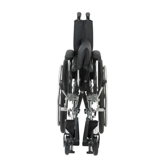 Drive DeVilbiss Healthcare L412DDA-SF Viper Dual Axle Lightweight Wheelchair, Swing-Away Footrest Folded