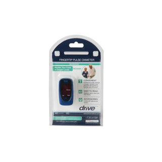 Drive DeVilbiss Healthcare MQ3000 Fingertip Pulse Oximeter, Adult, Battery Operated, LED Display, 10/CS
