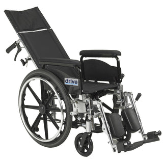 Drive DeVilbiss Healthcare PLA416RBDFA Viper Plus GT Dual Axle Reclining Wheelchair