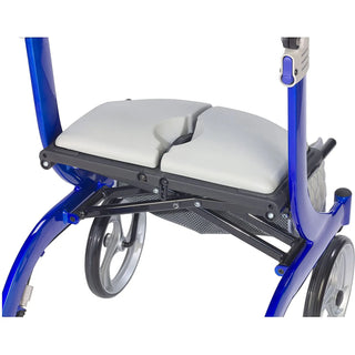Drive DeVilbiss Healthcare RTL10266BL-HS 4 Wheel Rollator,Nitro DLX, Blue, 300 lbs