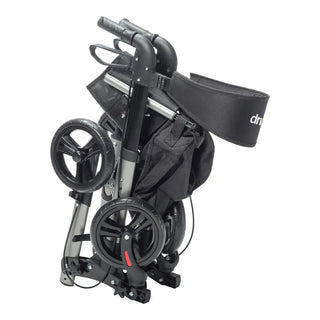 Drive DeVilbiss Healthcare RTL10288BK 4 Wheel Rollator Black Lightweight / Folding Aluminum Frame
