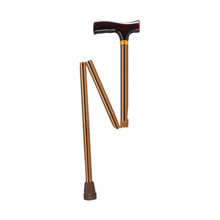 Drive DeVilbiss Healthcare RTL10304BZ Aluminum Folding Cane, 12/CS, Bronze